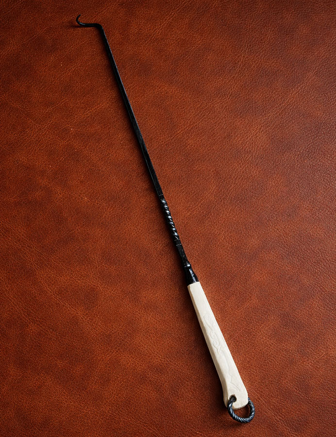 Hand forged steak turner